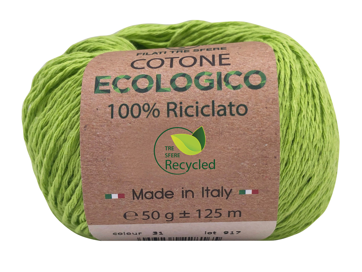Cotone ecologico Verde Lime 31