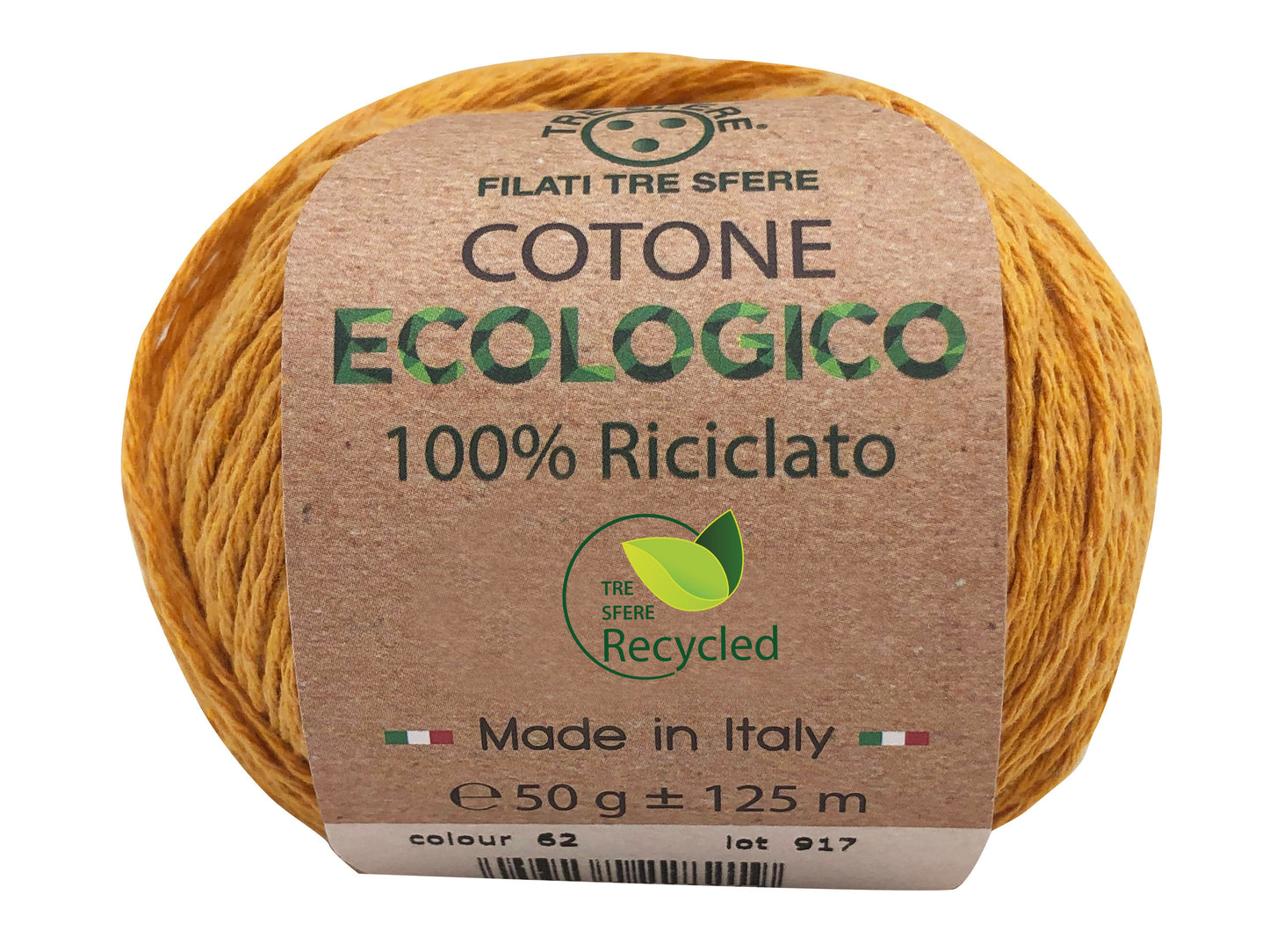 Cotone ecologico Zafferano 62
