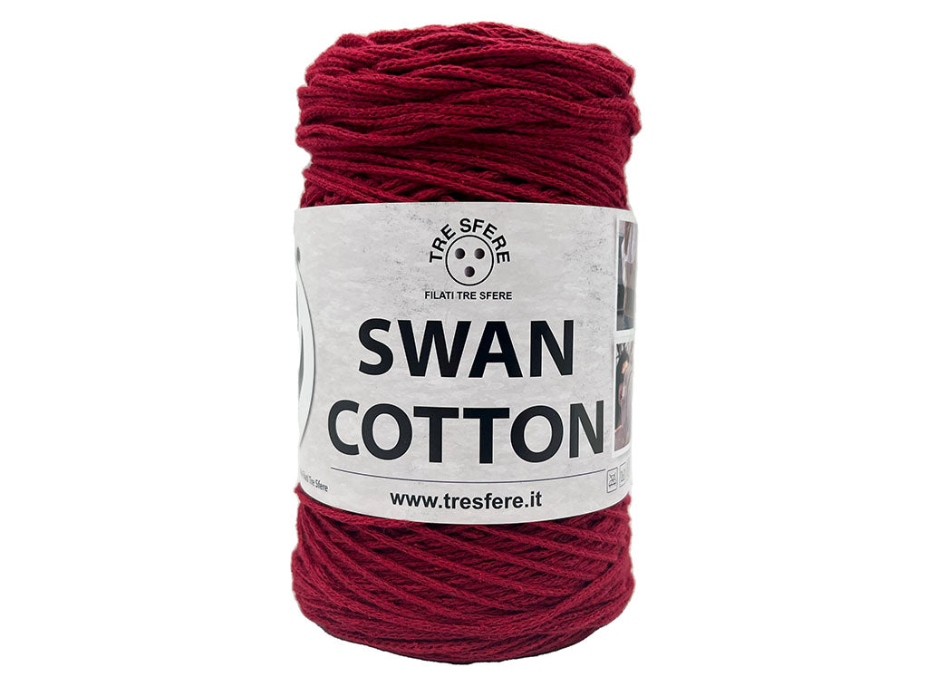 Cordino Swan cotton XXL Rosso borgogna 2537