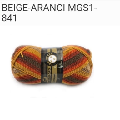 Beige-arancio