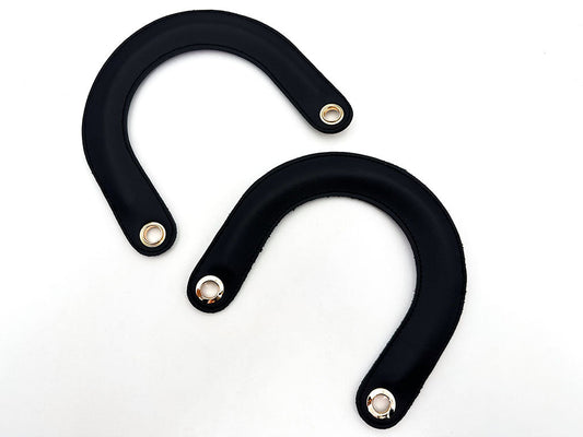 Manici eco pelle 15x18 cm Nero M031-01
