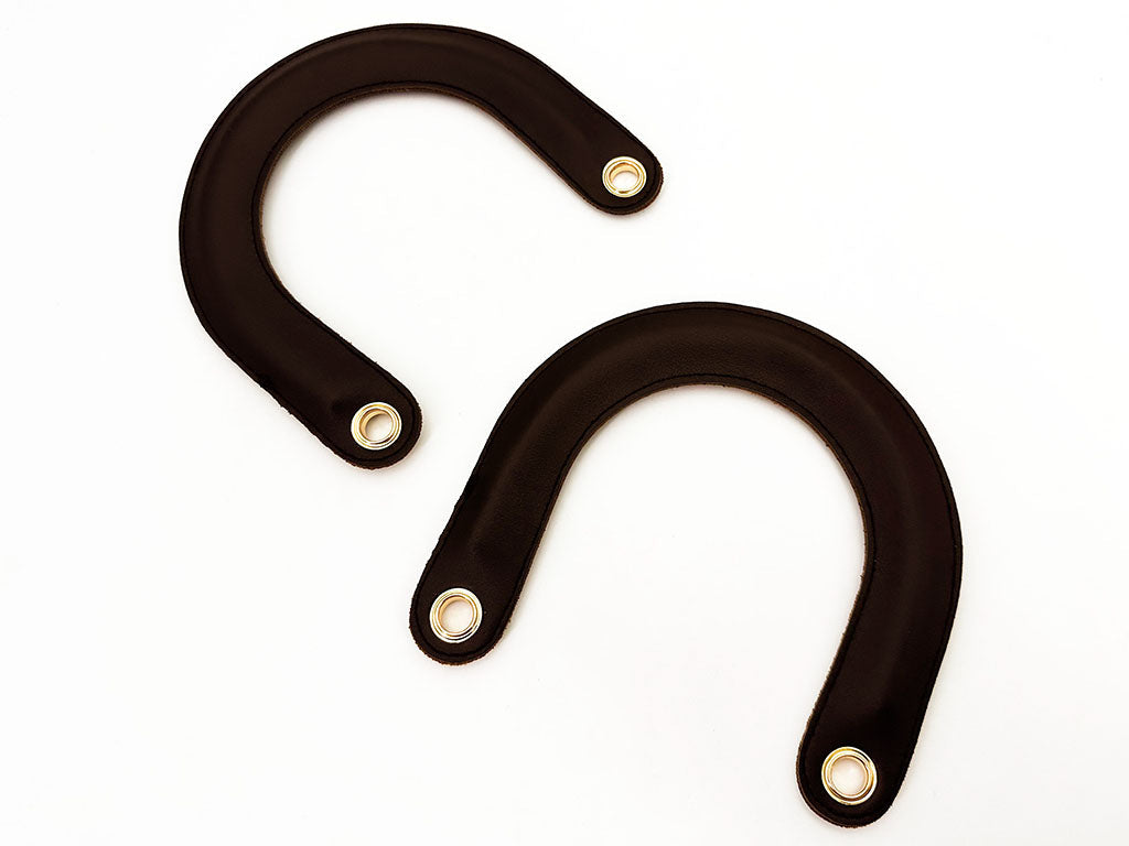 Manici eco pelle 15x18 cm Marrone M031-02