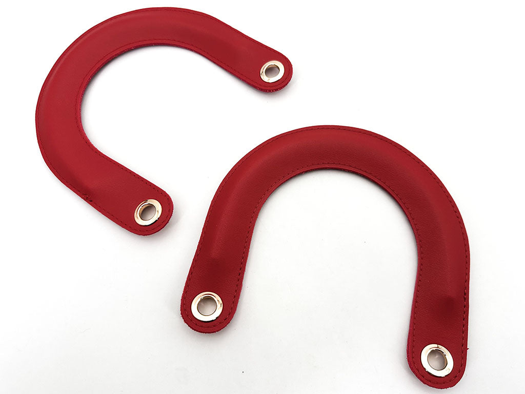 Manici eco pelle 15x18 cm Rosso M031-06