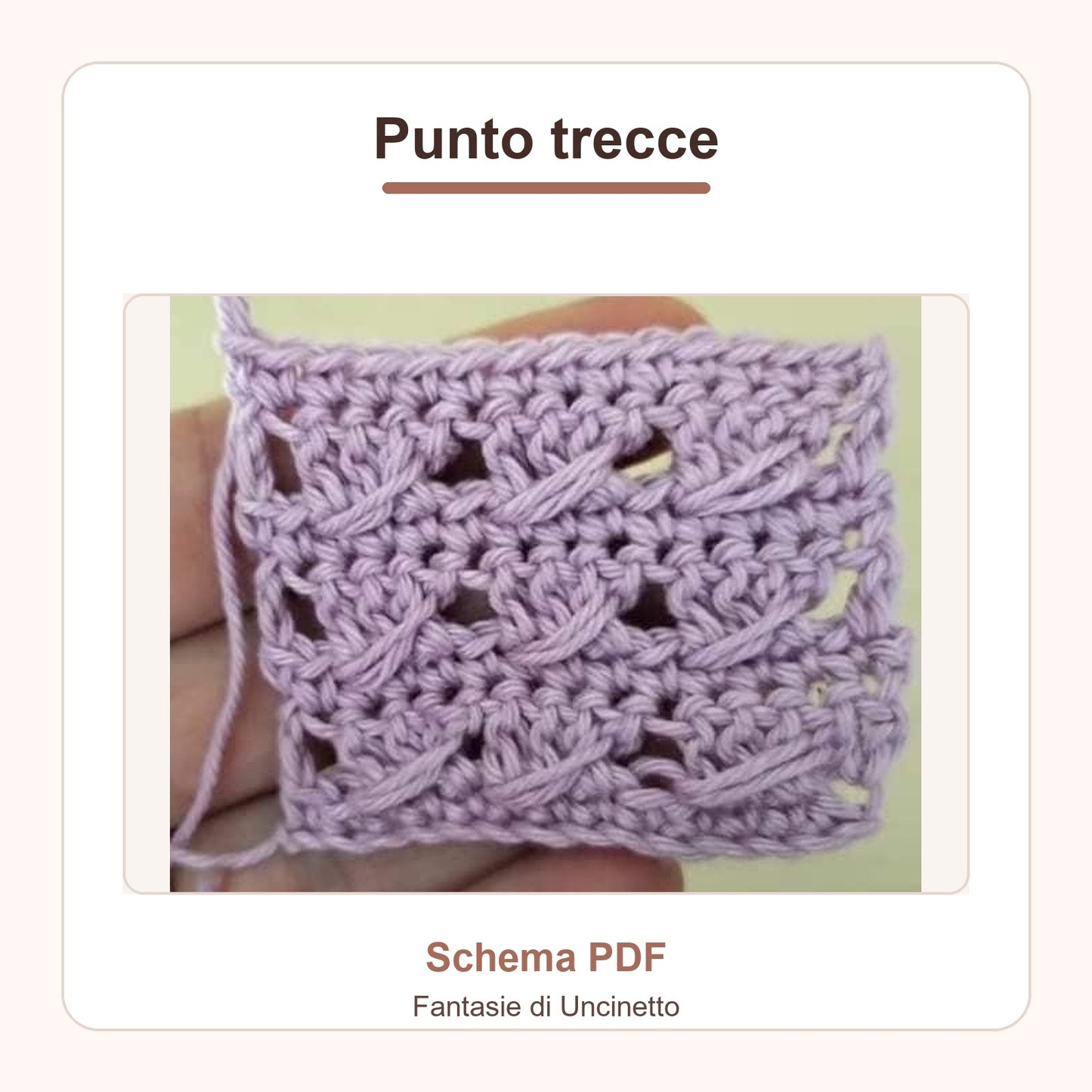 Punto trecce - Schema PDF