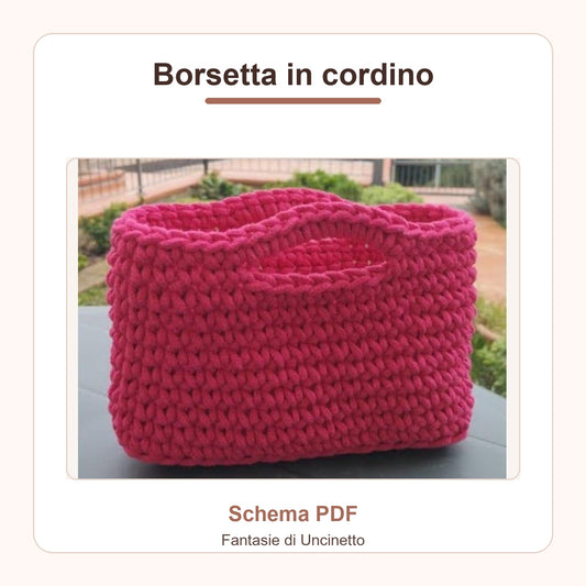 Borsetta in cordino - Schema PDF