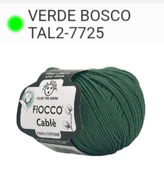 COTONE FIOCCO CABLE 100% COTONE