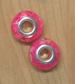 Perline foro grande vari colori 14 mm