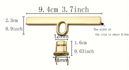 Chiusura borse 9,4 cm