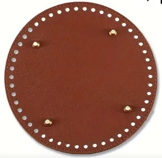 Fondo borse ecopelle rotondi 15 cm diametro