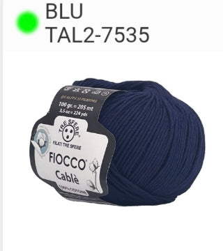 COTONE FIOCCO CABLE 100% COTONE