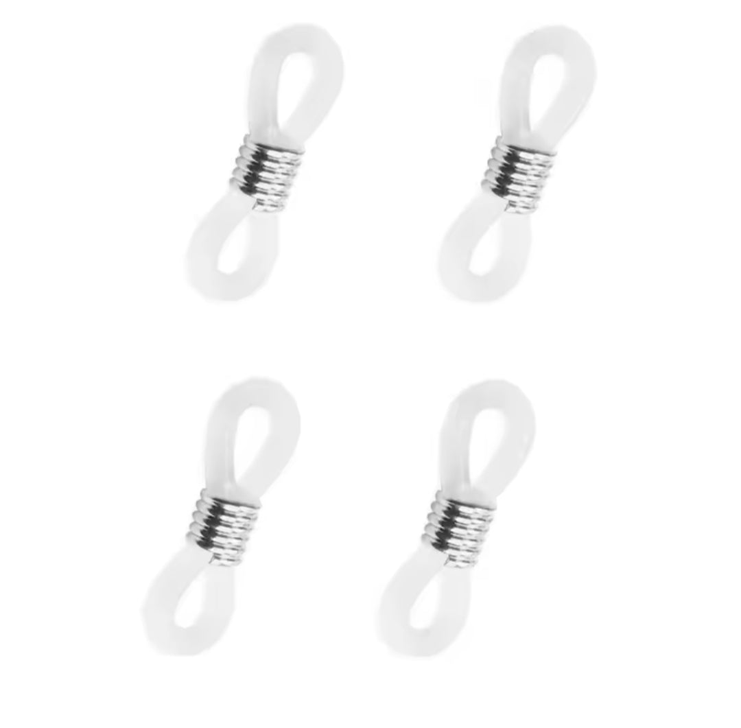 Ganci catenella occhiali silicone 1 coppia