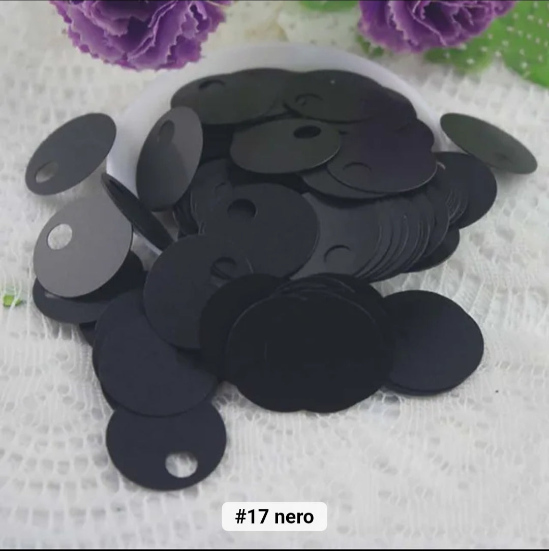 Paillettes grandi 20 cm foro mm 20 gr