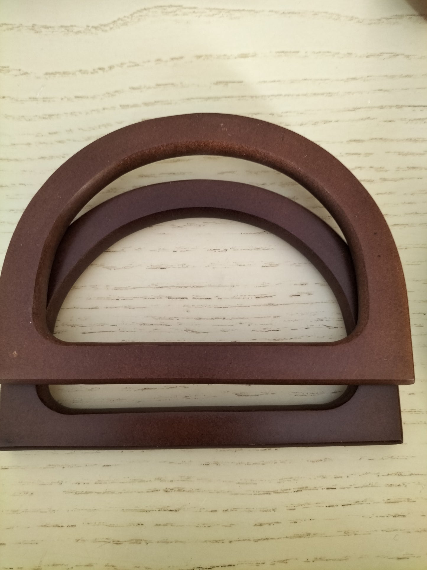 Manici legno forma a D 12x8,5 cm