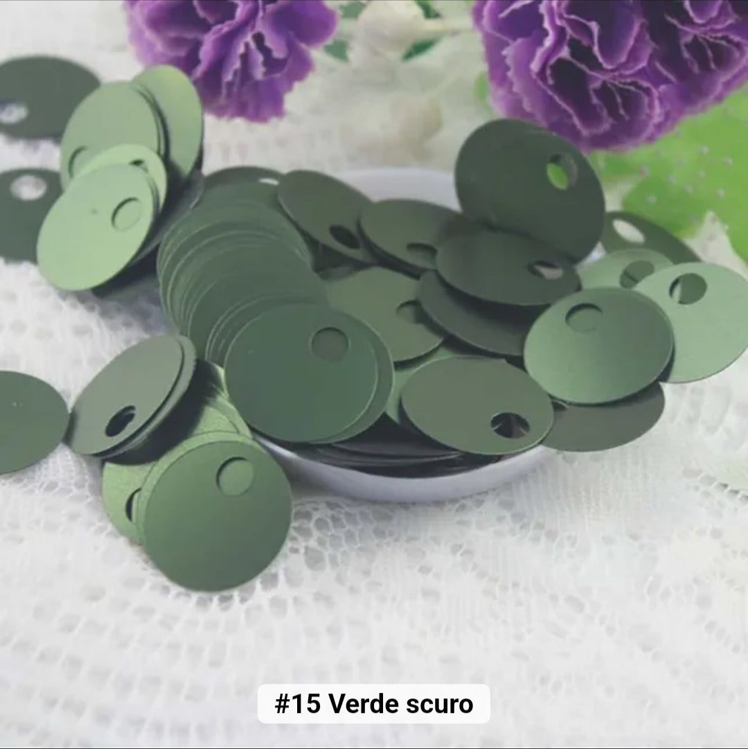 Paillettes grandi 20 cm foro mm 20 gr