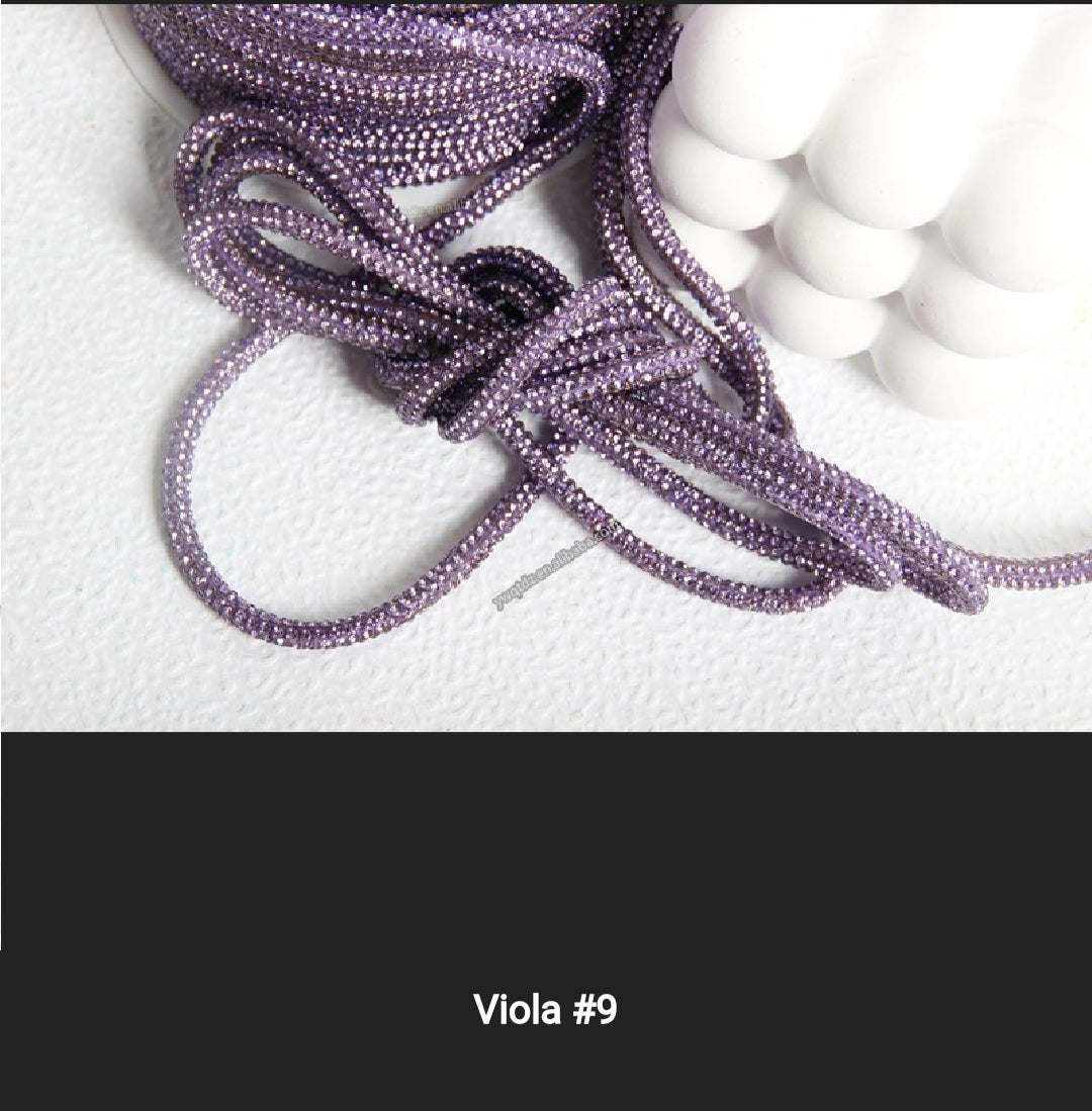 Cordino strass 4 mm a metraggio prezzo per 1 metro