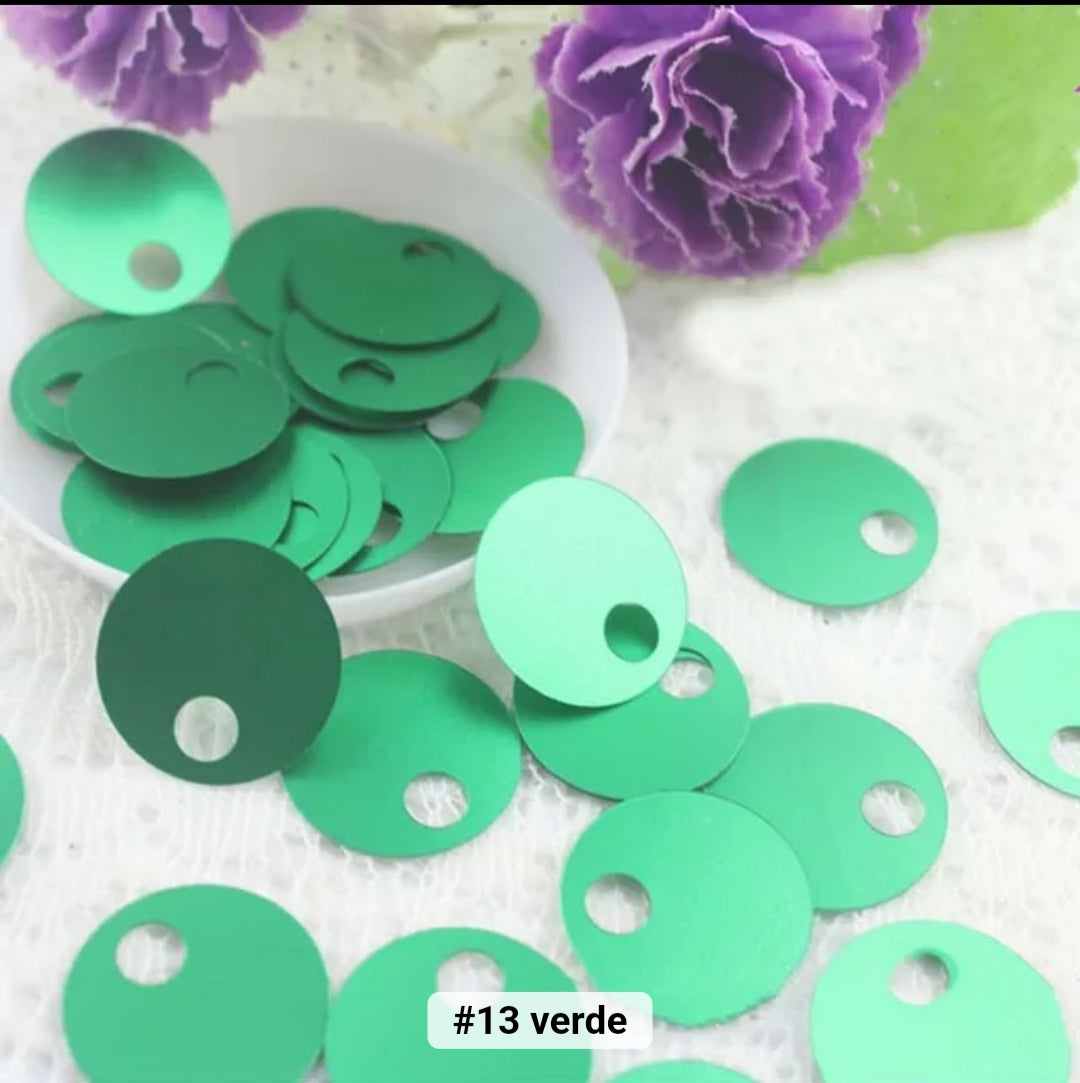 Paillettes grandi 20 cm foro mm 20 gr