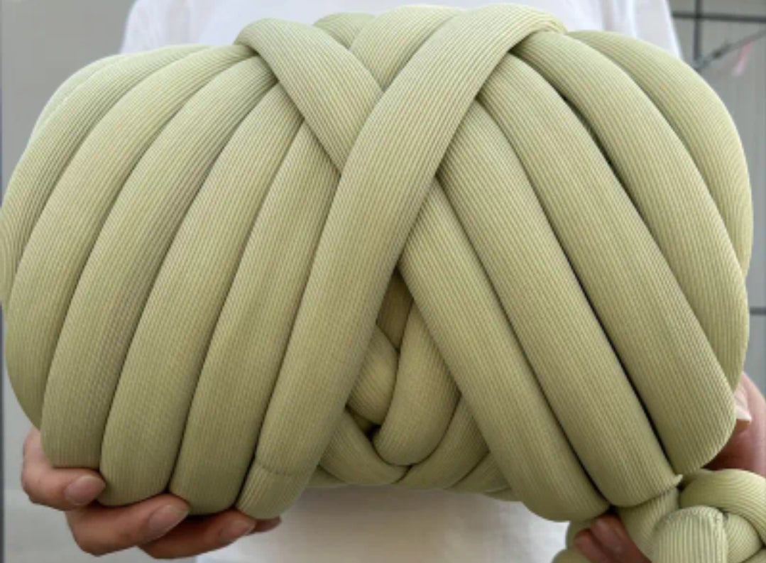 Filato marshmallow a righine