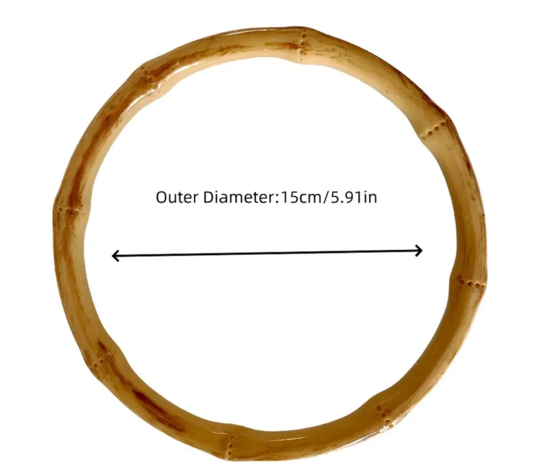 Coppia di manici circolari Bamboo