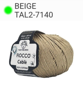COTONE FIOCCO CABLE 100% COTONE