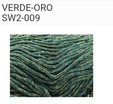Cordino Swan Black Glitter 500 grammi