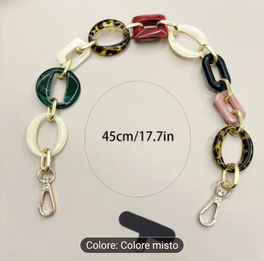 Catena resina multicolor 45 cm