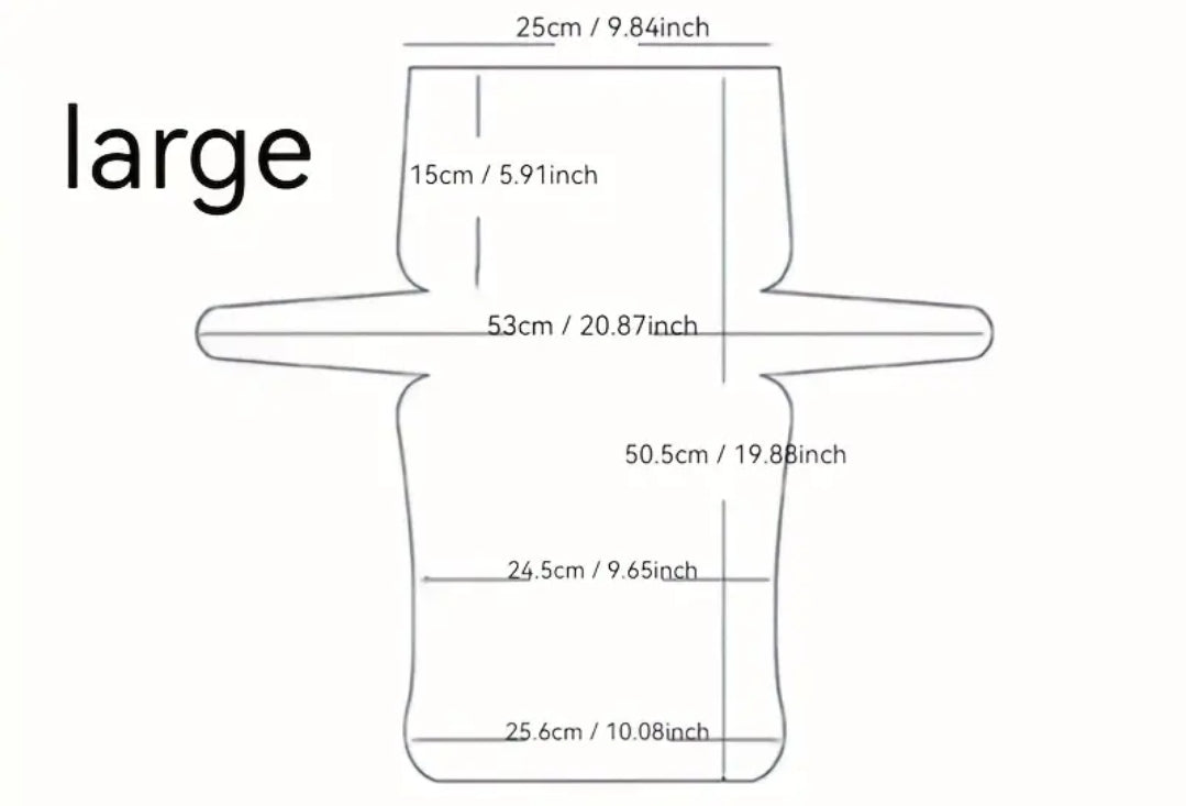Set rete canvas per borse 3 misure