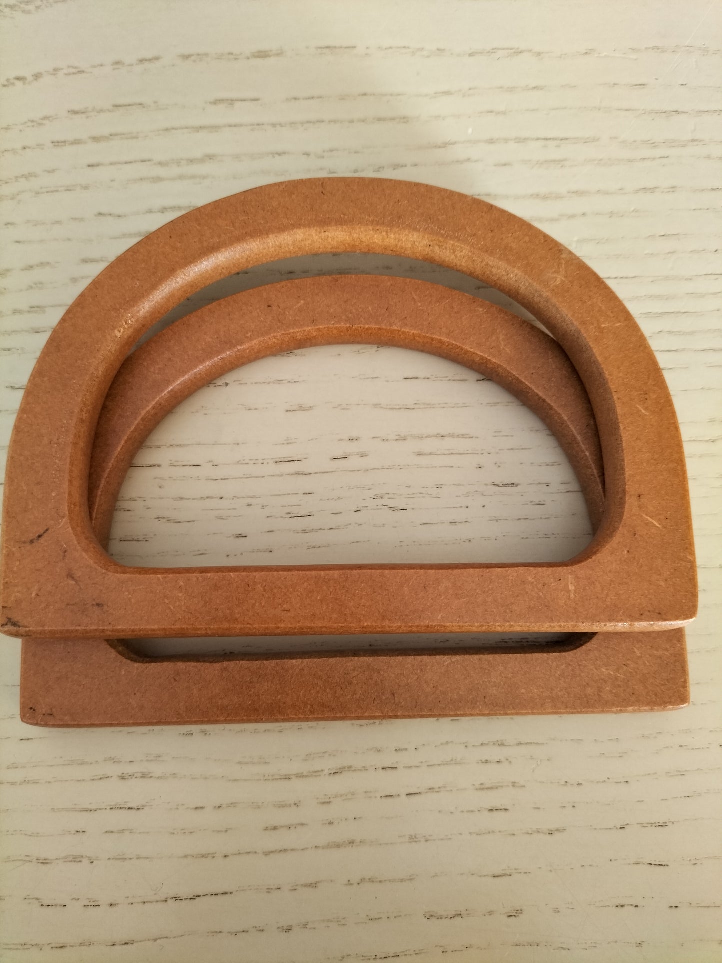 Manici legno forma a D 12x8,5 cm
