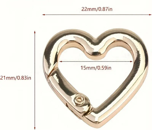 Moschettone a cuore 21x22 mm