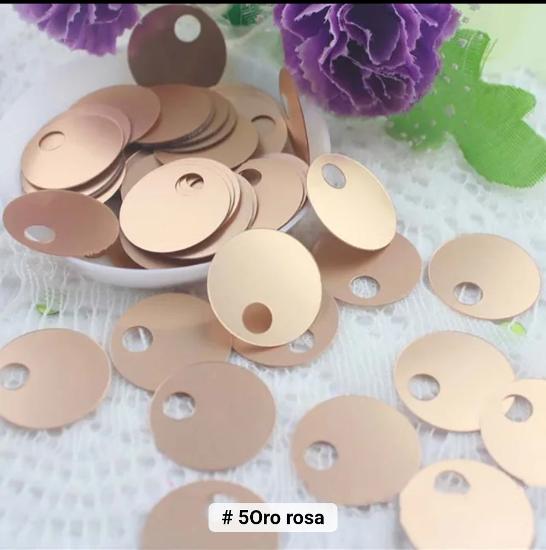 Paillettes grandi 20 cm foro mm 20 gr