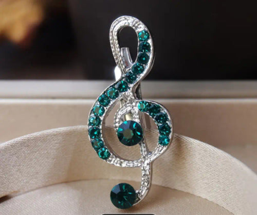 Spilla chiave di violino 3,4x1,6 cm