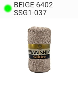 Cordino swan shiny glitter 250 grammi