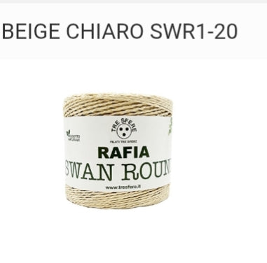 Rafia Swan Round 150 grammi