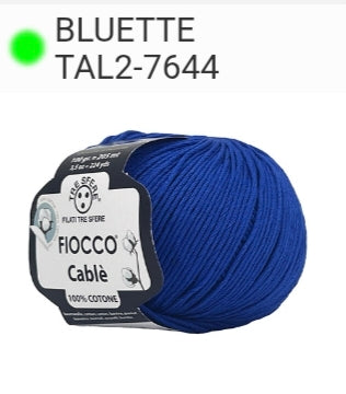 COTONE FIOCCO CABLE 100% COTONE