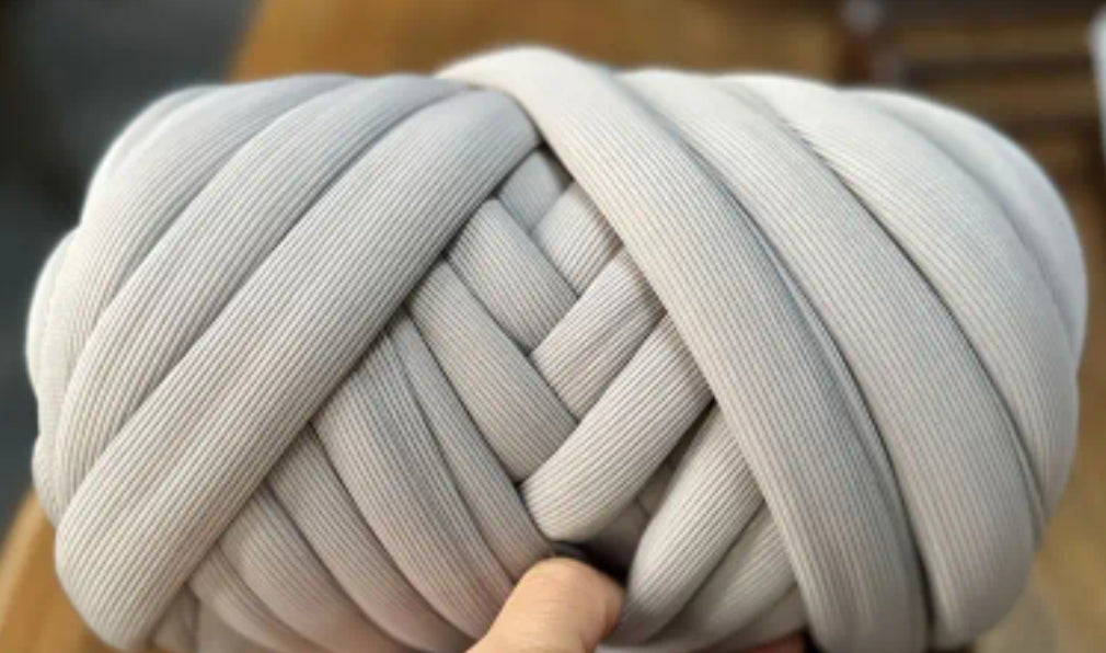 Filato marshmallow a righine