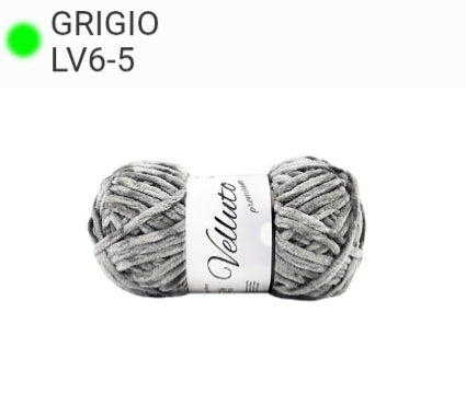 Ciniglia velluto gomitoli da 100 grammi