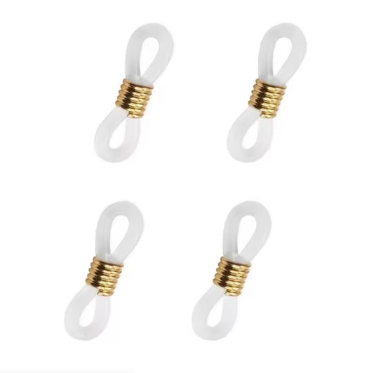 Ganci catenella occhiali silicone 1 coppia