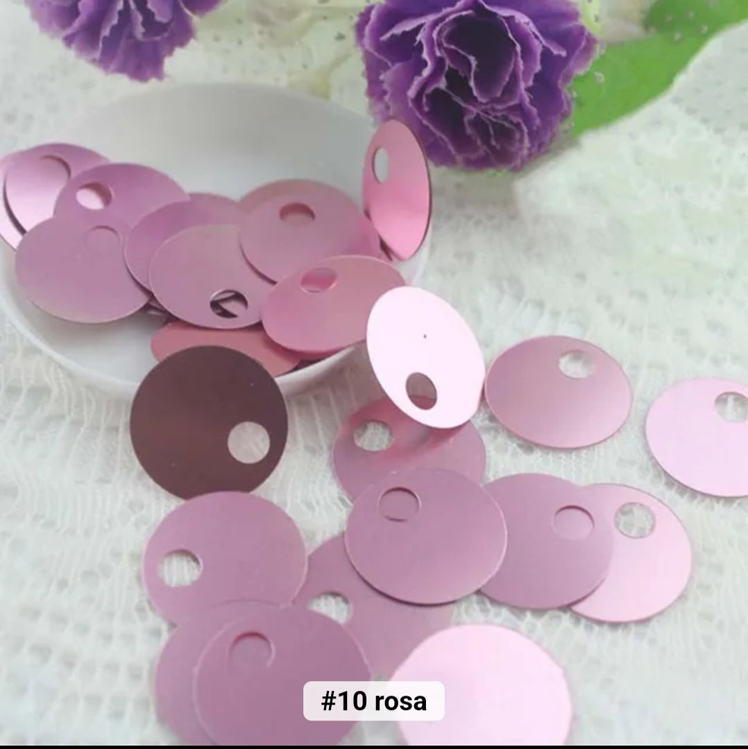Paillettes grandi 20 cm foro mm 20 gr