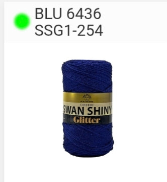 Cordino swan shiny glitter 250 grammi