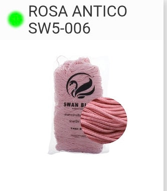 Cordino Swan Black 500 grammi