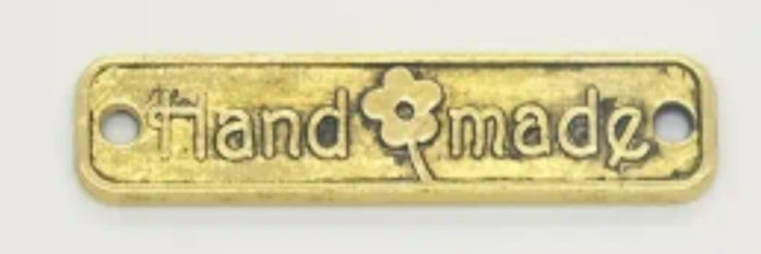 Etichette metalliche handmade 25x6 mm