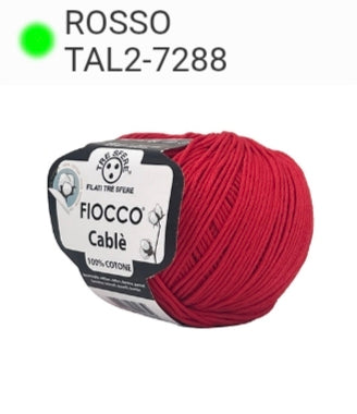 COTONE FIOCCO CABLE 100% COTONE