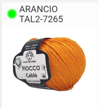 COTONE FIOCCO CABLE 100% COTONE