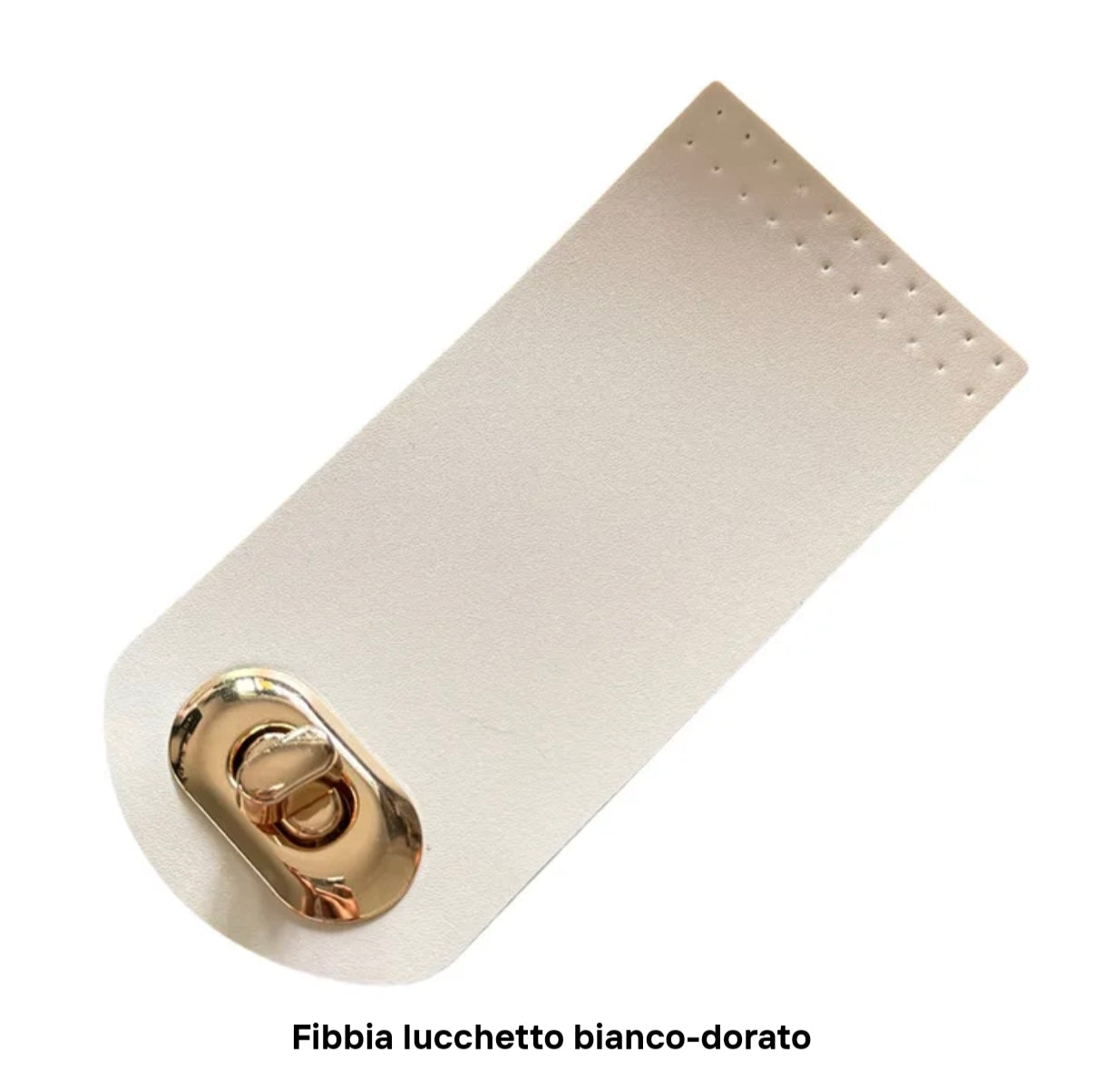 Pattina per chiusura similpelle per borsa 12x5,5 cm 5 colori