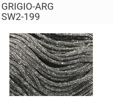 Cordino Swan Black Glitter 500 grammi