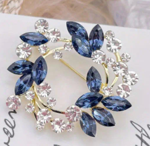 Spilla floreale 4,2x3,8 cm