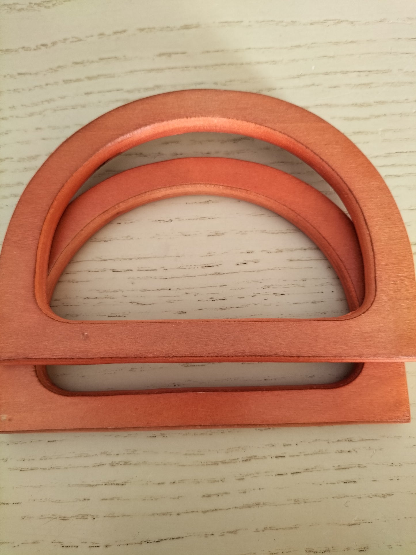 Manici legno forma a D 12x8,5 cm