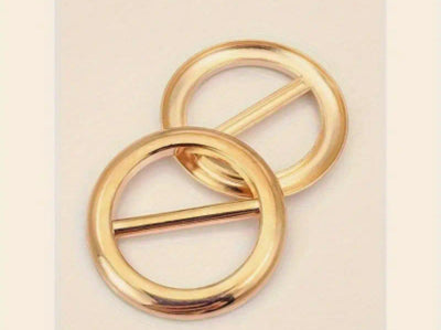 Cerchio ondulato bronzo opaco 43 mm