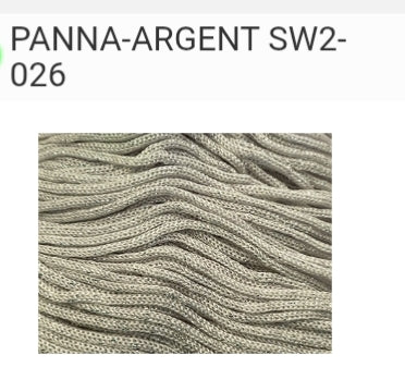 Cordino Swan Black Glitter 500 grammi