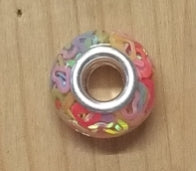 Perline foro grande vari colori 14 mm