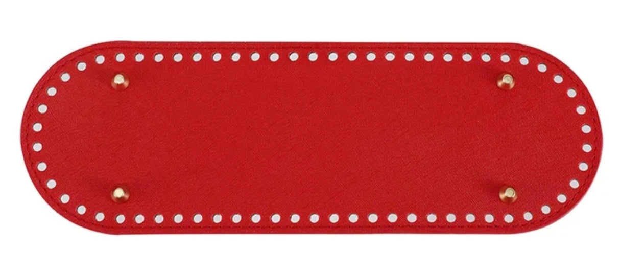 Fondo ecopelle 30x10 cm con piedini